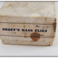 Shoff's Yellow & White Bass Wagtail Fly In Box