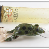 Vintage Steel's Wiggle Frog Lure In Tube