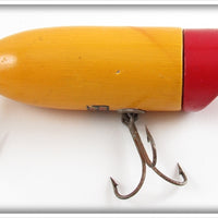 Vintage Dunk's Yellow & Red Dubble Header Lure 