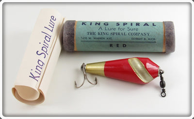 The King Spiral Company Red, Gold & Yellow King Spiral Lure In Tube