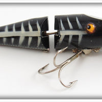 Vintage AL&W Creek Chub Black Shore Jointed Baby Pikie Lure