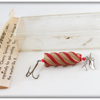 V. A. Cherry Red & White The Cherry Spinning Plug Lure In Box