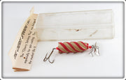 V. A. Cherry Red & White The Cherry Spinning Plug Lure In Box