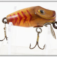 Vintage Rinehart Yellow Red Bars Chief Lure