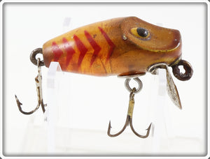 Vintage Rinehart Yellow Red Bars Chief Lure