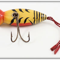 Creek Chub Red & White Big Creek Bug Wiggler 1402