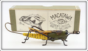 Vintage Macatawa Lures And Decoys Grasshopper Lure In Box