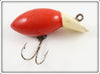 U.S. Specialty Co Red Body White Head Midget Tango Lure