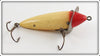 Vintage Heddon Red Head White 210 Surface Lure