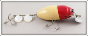 Vintage Creek Chub Red Head White Beetle Lure 3802 Special