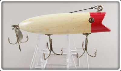 Vintage Creek Chub Red Head White Castrola Lure 3102