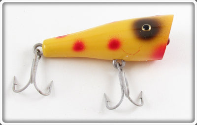 Creek Chub Yellow With Red Spots Spinning Plunker Lure