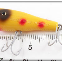 Creek Chub Yellow With Red Spots Spinning Plunker
