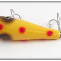 Creek Chub Yellow With Red Spots Spinning Plunker