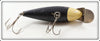 Creek Chub Black White Slant Head No Eye Wiggler 111