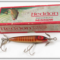 Vintage Heddon Natural Scale Baby Torpedo Lure In Box 129R