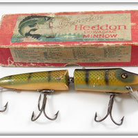 Vintage Heddon Pike Scale Giant Jointed Vamp Lure In Box 7359M