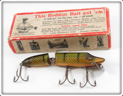 Vintage Heddon Pike Scale Jointed Vamp Lure In Box 7309M