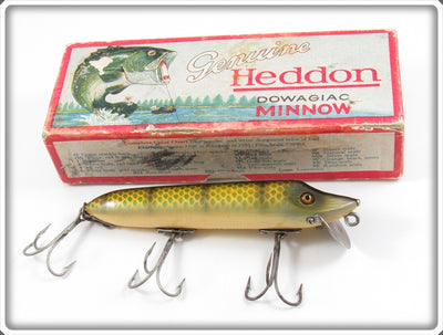 Vintage Heddon Pike Scale Vamp Lure In Box 7509M