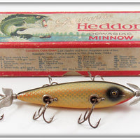 Vintage Heddon Shiner Scale 150 Dowagiac Minnow Lure In Box 159P