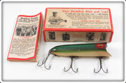 Vintage Heddon Green Scale Lucky 13 Lure In Box 2509D