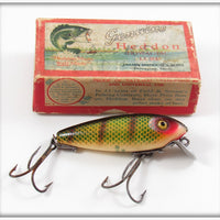 Vintage Heddon Perch 110 River Runt Lure In Box 119L
