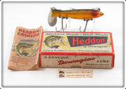 Vintage Heddon Perch Dowagiac Super Spook Lure In Box 9100L