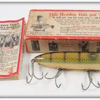 Vintage Heddon Pike Scale Saltwater Basser Lure In 8509M Box