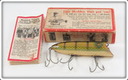 Vintage Heddon Pike Scale Saltwater Basser Lure In 8509M Box