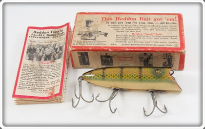 Vintage Heddon Pike Scale Saltwater Basser Lure In 8509M Box