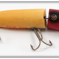 Heddon Red Head White Zig Wag In Box 8302