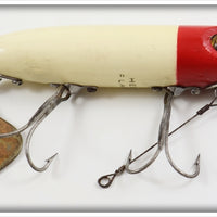 Heddon Red Head White Flap Tail In Box 7002