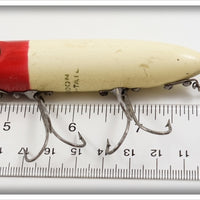 Heddon Red Head White Flap Tail In Box 7002