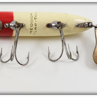 Heddon Red Head White Flap Tail In Box 7002