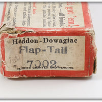 Heddon Red Head White Flap Tail In Box 7002