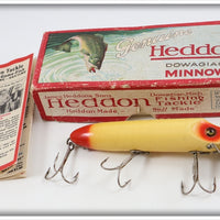 Vintage Heddon Red & White Vamp Lure In Box 7502