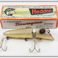 Vintage Heddon Shiner Scale King Zig Wag Lure In 8350P Box