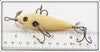 Heddon Solid White 100 Dowagiac Minnow