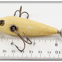 Heddon Solid White 100 Dowagiac Minnow