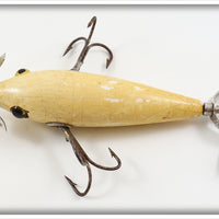 Heddon Solid White 100 Dowagiac Minnow