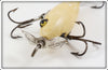 Heddon Solid White 100 Dowagiac Minnow