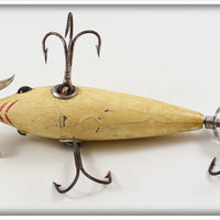 Heddon Solid White 100 Dowagiac Minnow