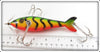 Musky Dan Fire Tiger Large Three Hook Minnow In Box