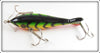 Musky Dan Fire Tiger Large Three Hook Minnow In Box