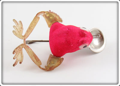 Vintage Jenson Red Fireplug Froglegs Midget Kicker Lure 