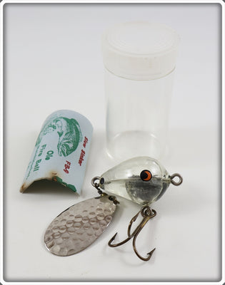 Johnny Horton Cane River Bait Co Clear Ole Fireball Lure In Tube