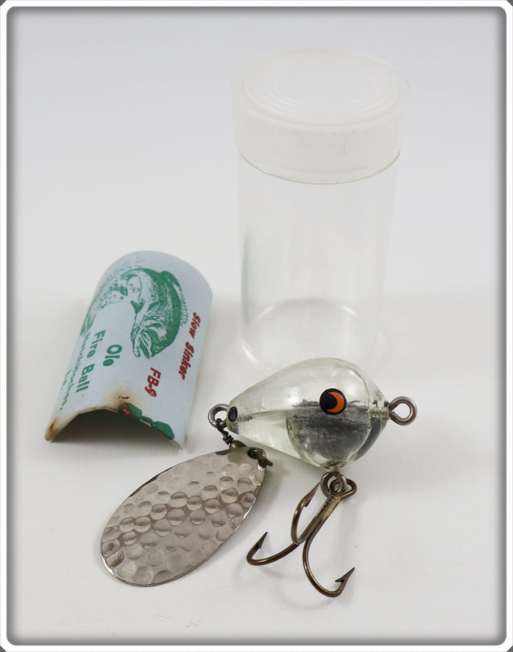 fireball fishing lure Johnny Horton Cane River Bait Co Clear Ole Fireball Lure In Tube