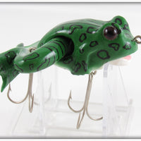 Vintage Jim Johnson Green Frog Lure 