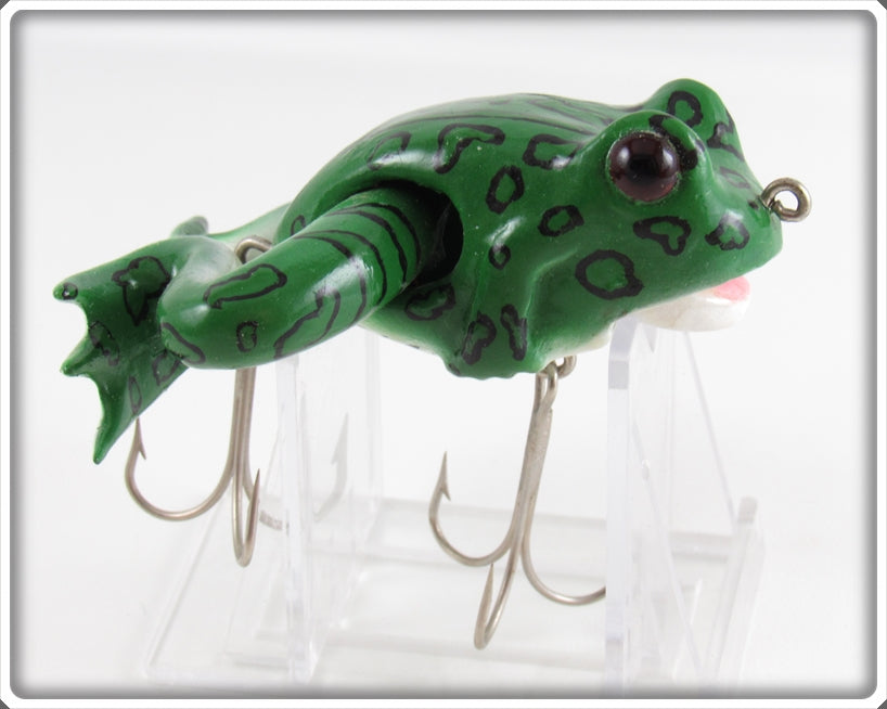 Vintage Jim Johnson Green Frog Lure 