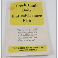 Creek Chub Gold & Black Beetle In Box 3854
